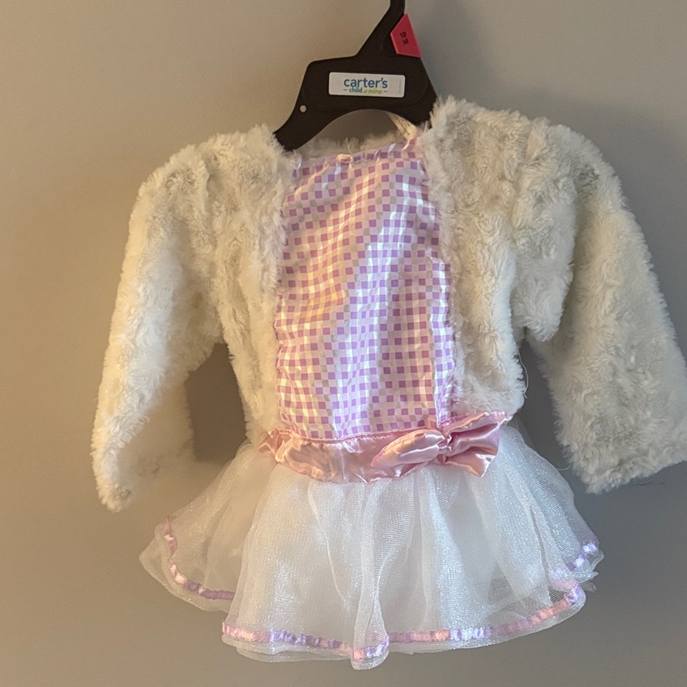 Carter's Pink and White Dance Costume